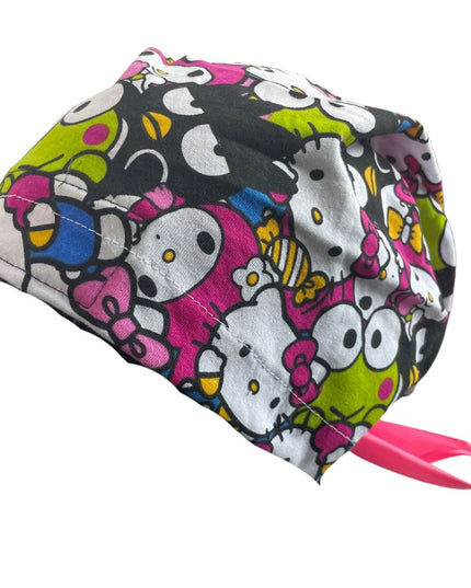 Gorro Quirúrgico - Hello Kitty - Rosa Liston