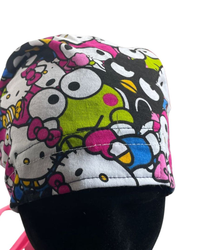 Gorro Quirúrgico - Hello Kitty - Rosa Liston