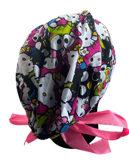 Gorro Quirúrgico - Hello Kitty - Rosa Liston