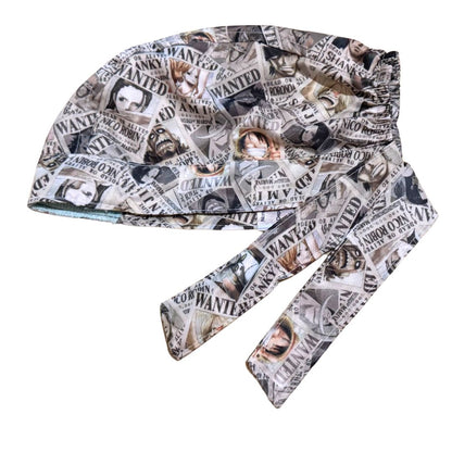 Gorro Quirúrgico - One Piece  - Luffy - Beige