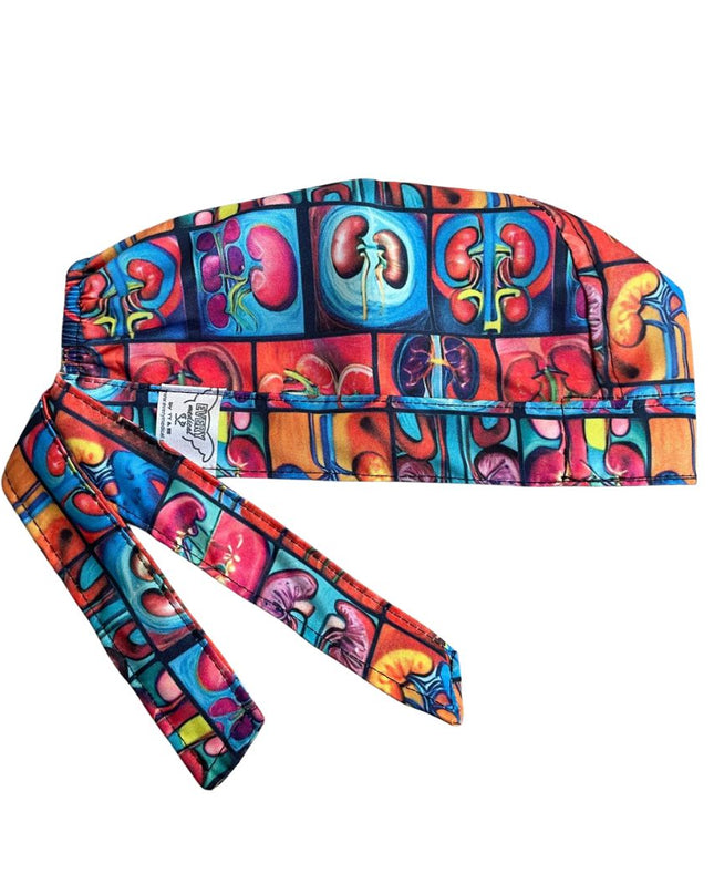 Gorro Medico Quirúrgico - Estampado - Riñon - Nefrologia