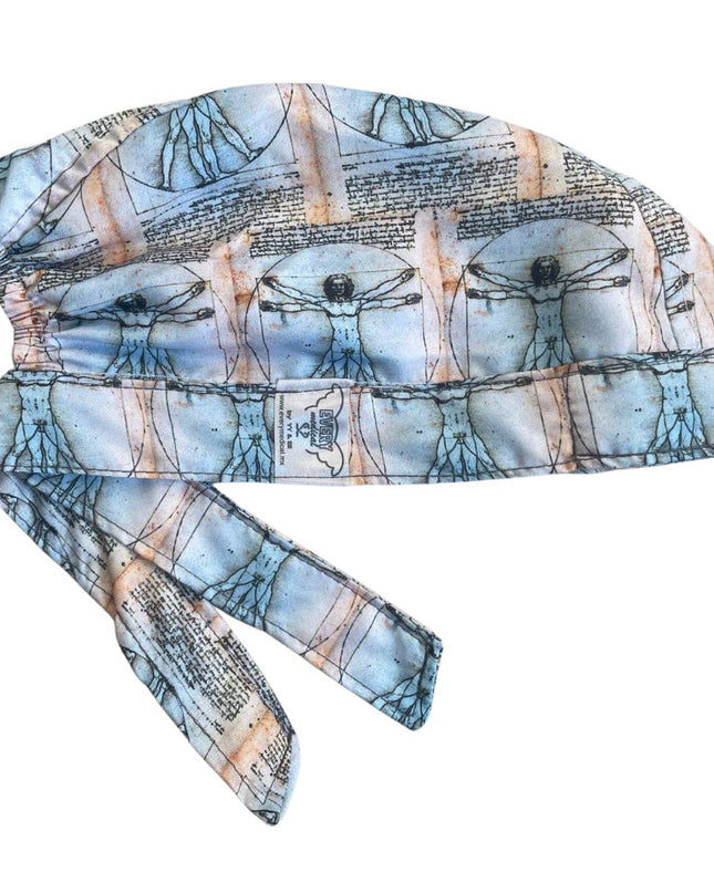 Gorro Quirúrgico Medico - Anatomía Humana - Vesalius - Azul Claro