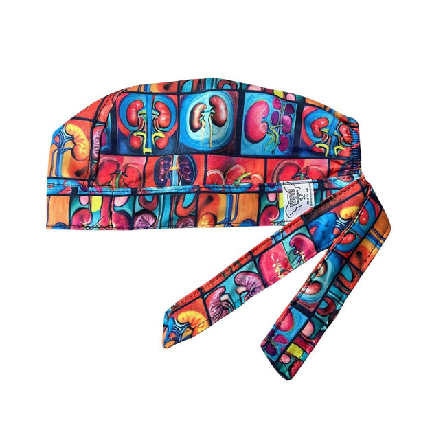 Gorro Medico Quirúrgico - Estampado - Riñon - Nefrologia