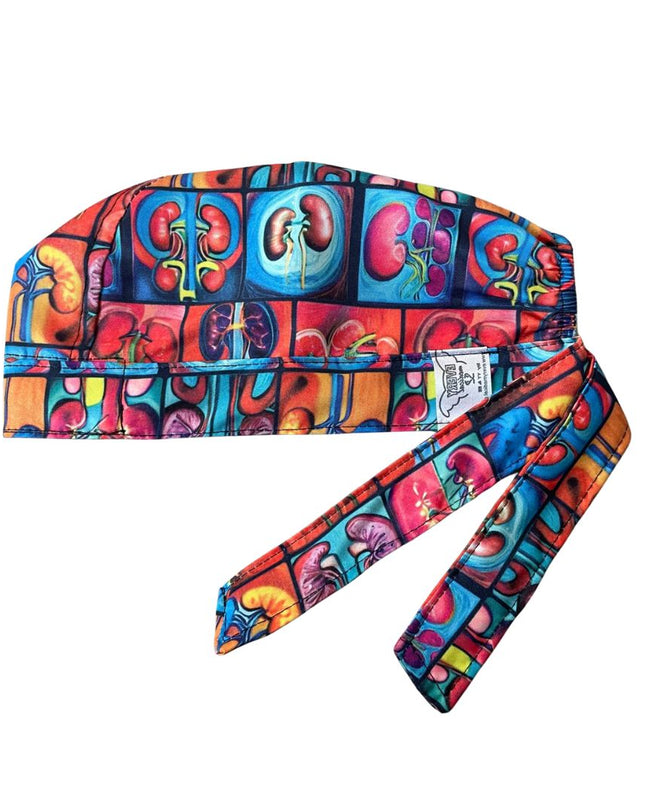 Gorro Medico Quirúrgico - Estampado - Riñon - Nefrologia