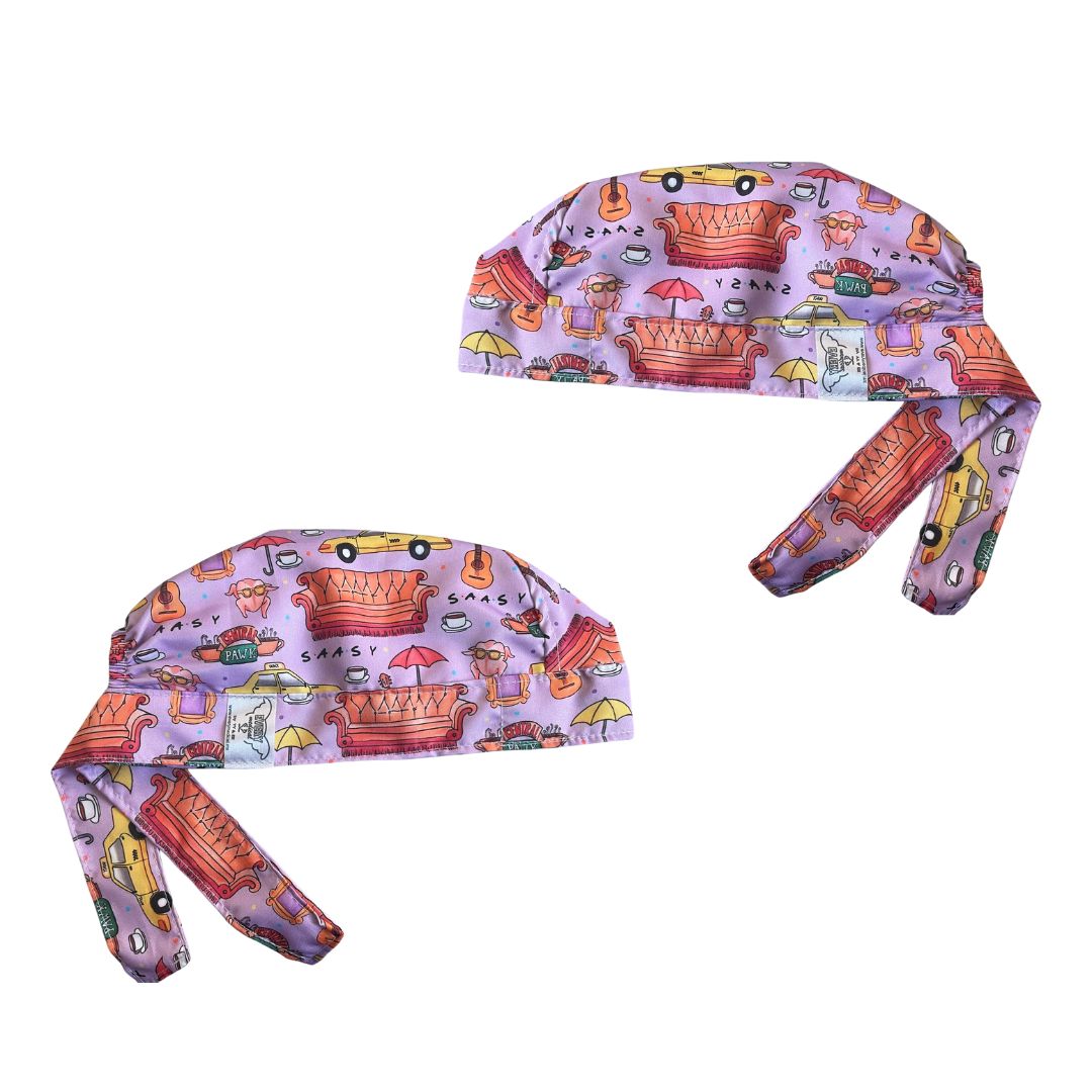 Gorro Quirúrgico Estampado Friends