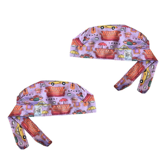 Gorro Quirúrgico Estampado Friends