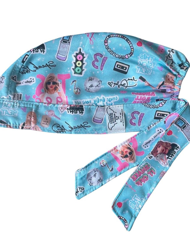 Gorro Quirúrgico - Taylor Swift - Celeste
