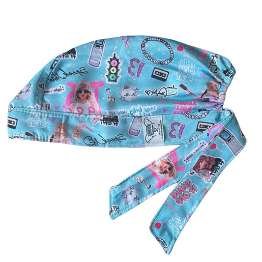 Gorro Quirúrgico - Taylor Swift - Celeste