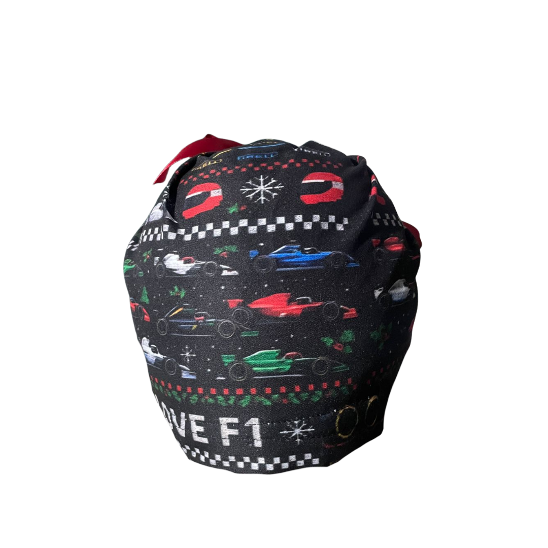 Gorro Medico Quirúrgico F1 Sergio Checo Perez Salud - navidad cabello largo (Copia)