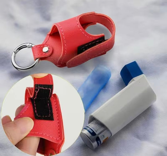 Funda Llavero aerosol inhalador de Enfermera