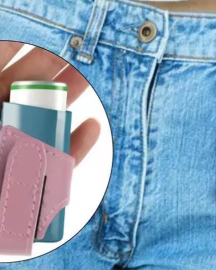 Funda Llavero aerosol inhalador de Enfermera