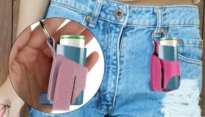 Funda Llavero aerosol inhalador de Enfermera