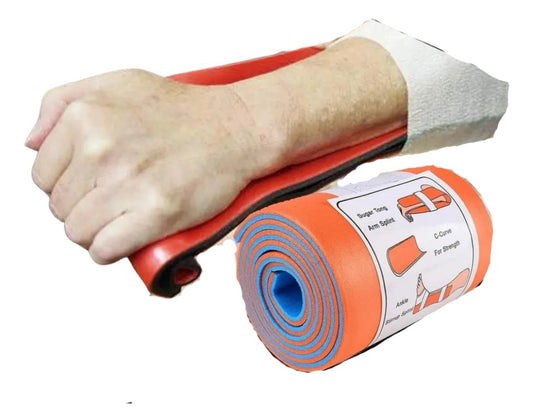 Rollo De Férula De Aluminio Fija Primeros Auxilios Universal