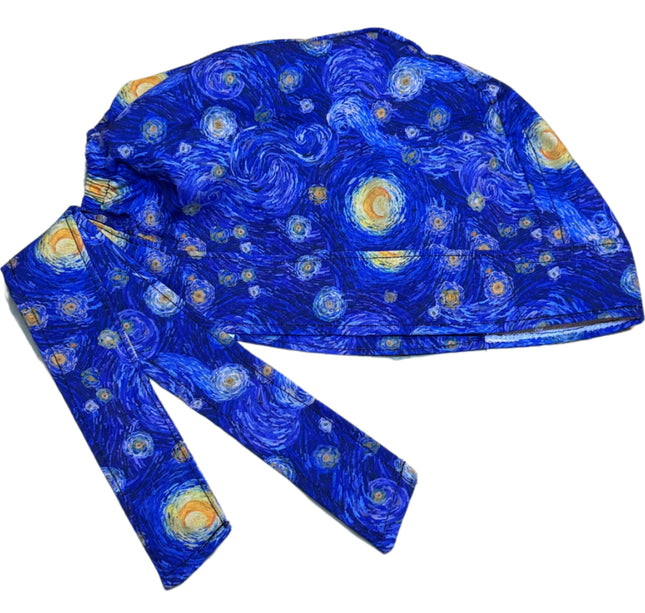 Gorro Quirúrgico - Noche Estrellada - Antifluido - Antisudor