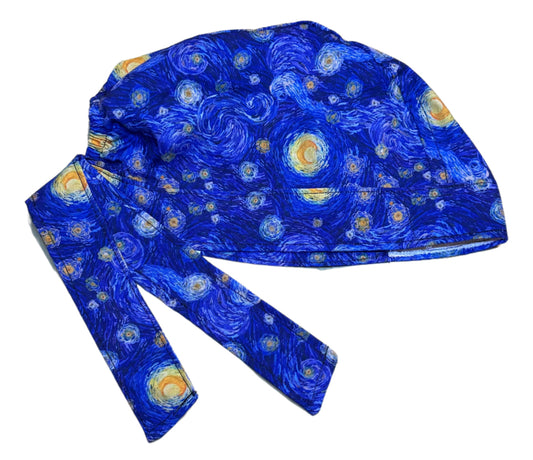 Gorro Quirúrgico - Noche Estrellada - Antifluido - Antisudor