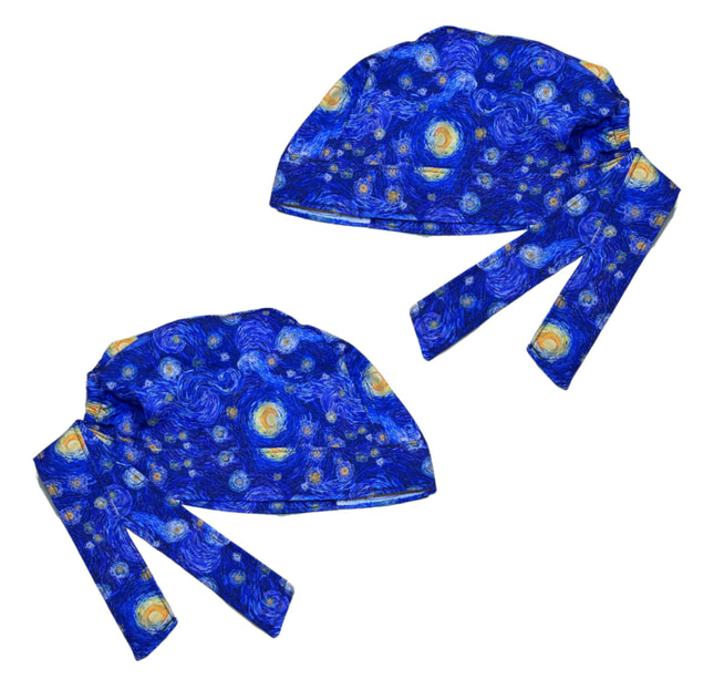 Gorro Quirúrgico - Noche Estrellada - Antifluido - Antisudor