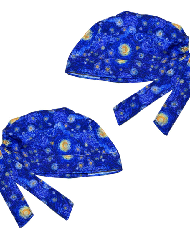 Gorro Quirúrgico - Noche Estrellada - Antifluido - Antisudor