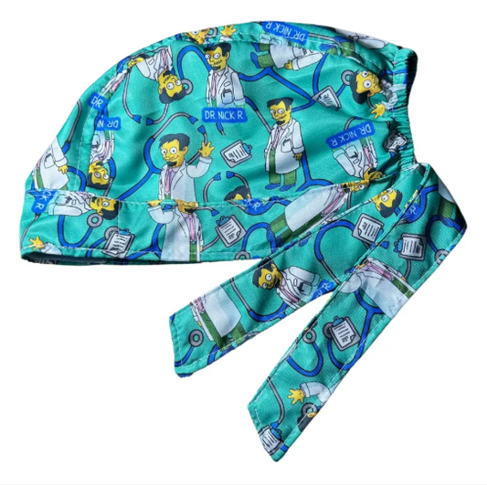 Gorro Medico Quirúrgico - Dr. Nick Rivera - The Simpsons