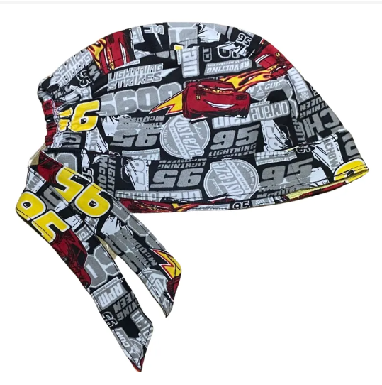 Gorro Quirúrgico - Cars - Nascar - Gris