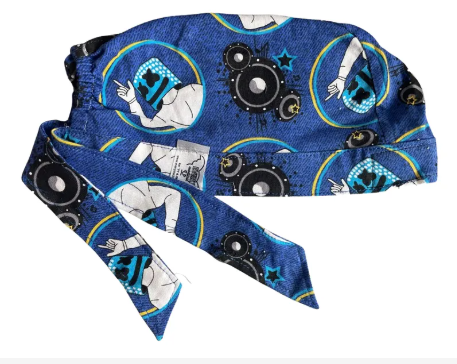 Gorro Medico Quirúrgico - Marshmello - Azul