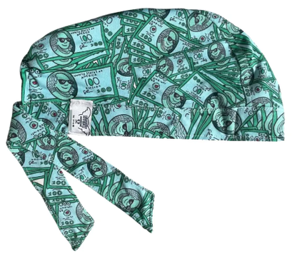 Gorro Medico Quirúrgico - Dollar - Billete - Monopoly - Verde