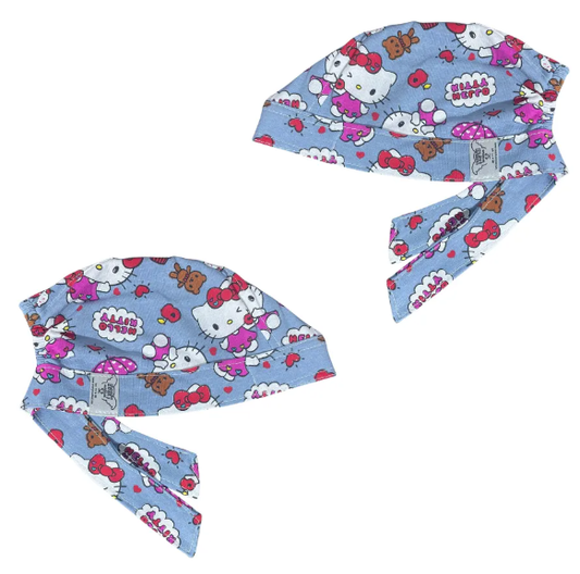 Gorro Medico Quirúrgico - Hello Kitty - Gris
