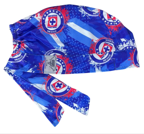 Gorro Medico Quirúrgico - Futbol - Cruz Azul