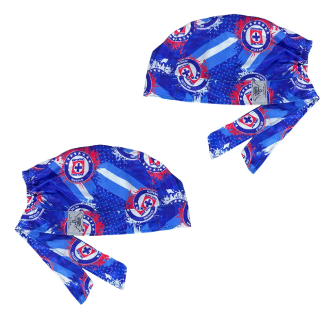 Gorro Medico Quirúrgico - Futbol - Cruz Azul