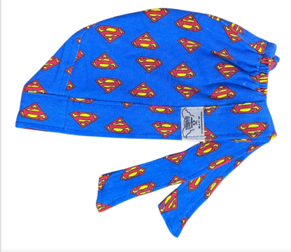 Gorro Medico Quirúrgico - Superman - Azul 2