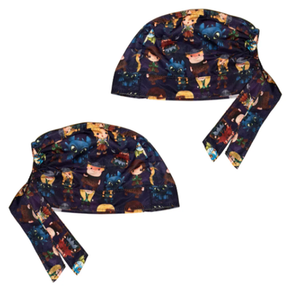 Gorro Medico Quirúrgico - Como Entrenar A Tu Dragon - Negro