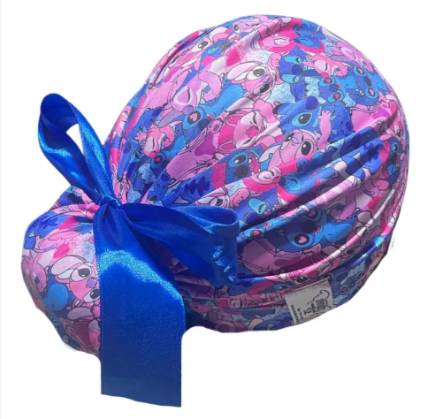 Gorro Medico Quirúrgico - Stitch - Rosa