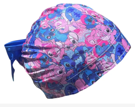 Gorro Medico Quirúrgico - Stitch - Rosa
