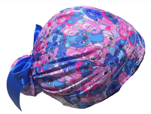 Gorro Medico Quirúrgico - Stitch - Rosa
