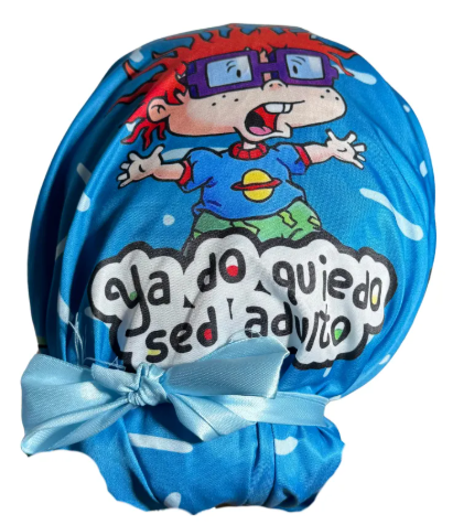 Gorro Medico Quirúrgico - Rugrats - Azul