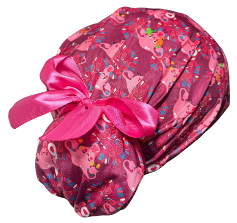 Gorro Medico Quirúrgico - Utero - Ginecologia Y Obstetricia - Rosa Oscuro