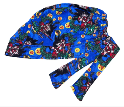 Gorro Medico Quirúrgico - Dragon Ball - Goku - Azul