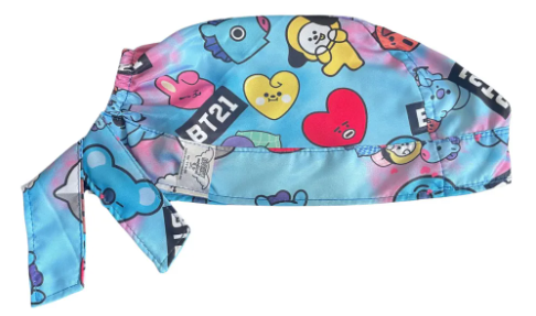 Gorro Medico Quirúrgico - Bts - Agua
