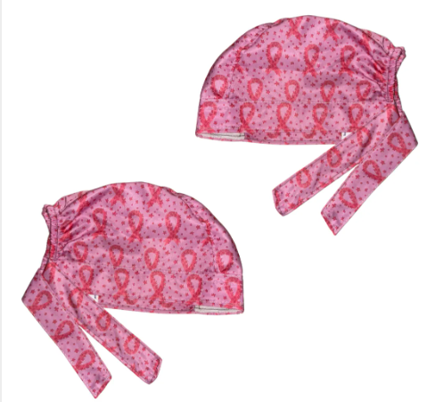 Gorro Medico Quirúrgico - Lucha Contra El Cancer De Mama 2 - Rosa
