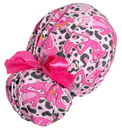 Gorro Medico Quirúrgico - La Pantera Rosa - Listón - Rosa