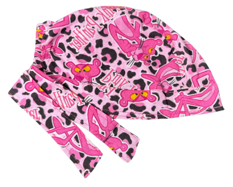 Gorro Medico Quirúrgico - La Pantera Rosa - Rosa