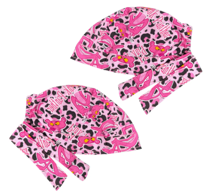 Gorro Medico Quirúrgico - La Pantera Rosa - Rosa