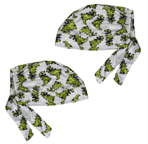 Gorro Medico Quirúrgico - Rugrats - Reptar - Blanco