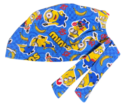 Gorro Medico Quirúrgico - Pediatría - Minions - Azul