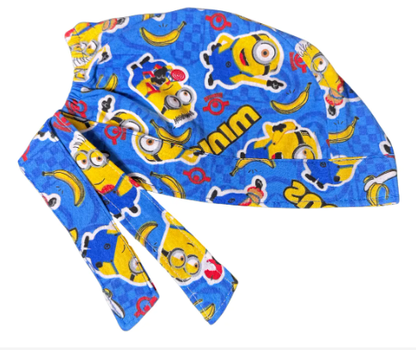 Gorro Medico Quirúrgico - Pediatría - Minions - Azul