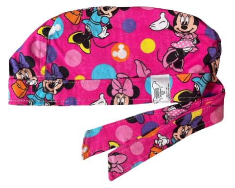 Gorro Medico Quirúrgico - Minnie Mouse - Rosa