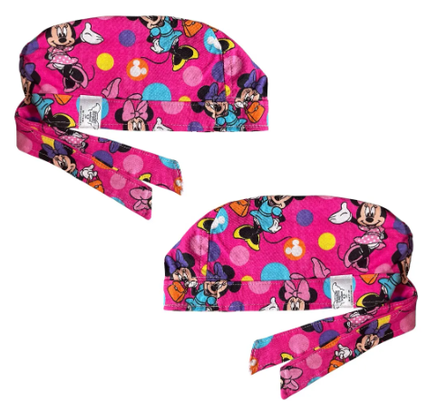 Gorro Medico Quirúrgico - Minnie Mouse - Rosa