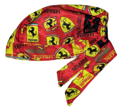 Gorro Medico Quirúrgico - Ferrari F1 - Rojo 3