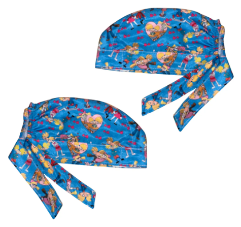 Gorro Medico Quirúrgico - Hey Arnold - Azul