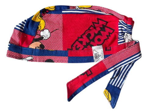Gorro Medico Quirúrgico - Minnie Mouse - Rojo