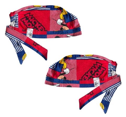 Gorro Medico Quirúrgico - Minnie Mouse - Rojo